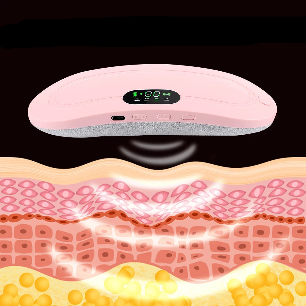 Massager for Menstrual Colic Relief, Abdominal Warm, Belt Massage Device