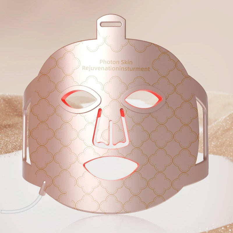 Red Led Light Therapy. Infrared Mask Silicone