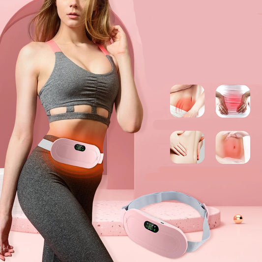 Massager for Menstrual Colic Relief, Abdominal Warm, Belt Massage Device